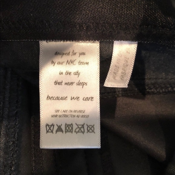Blank NYC black Skinny faux leather girls pants size 14 - Picture 7 of 12